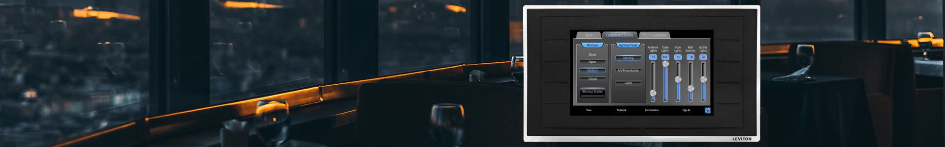 Saphir écran tactile éclairage contrôler