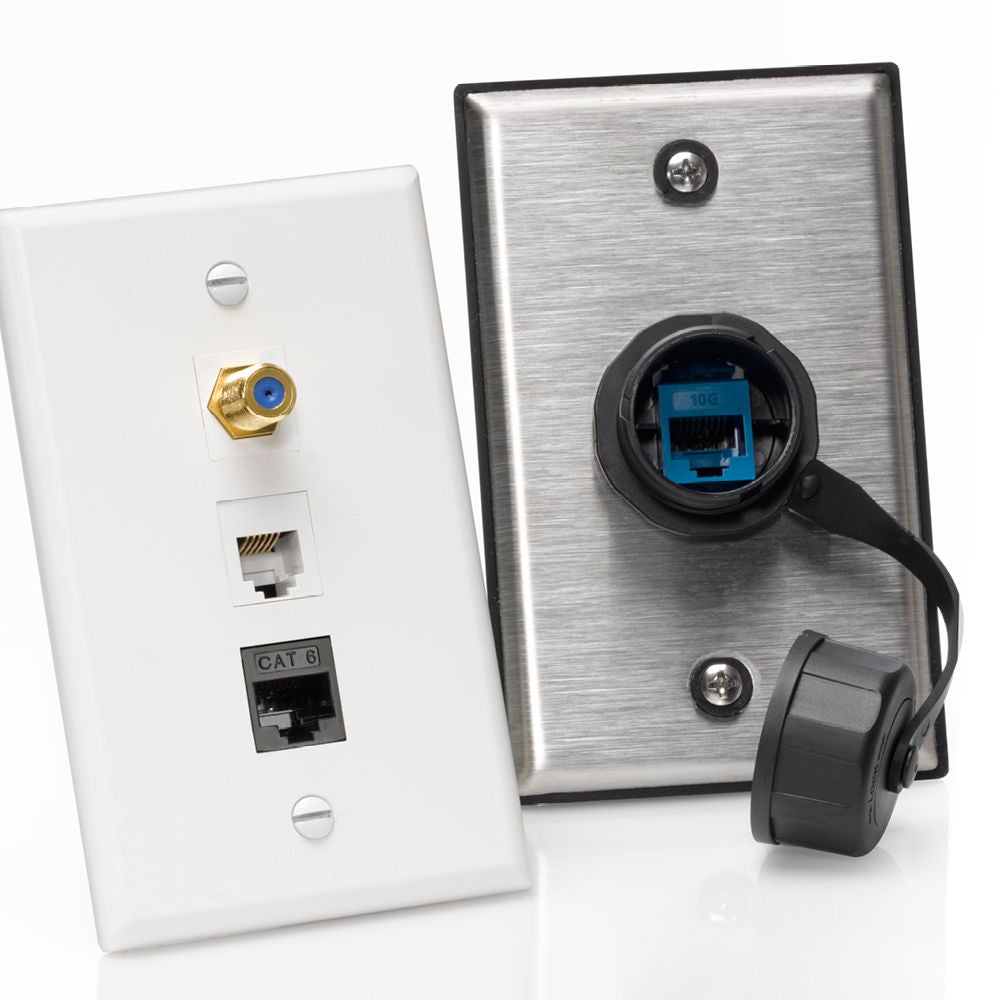 Réseau Solutions Données Wallplates et Boîtiers