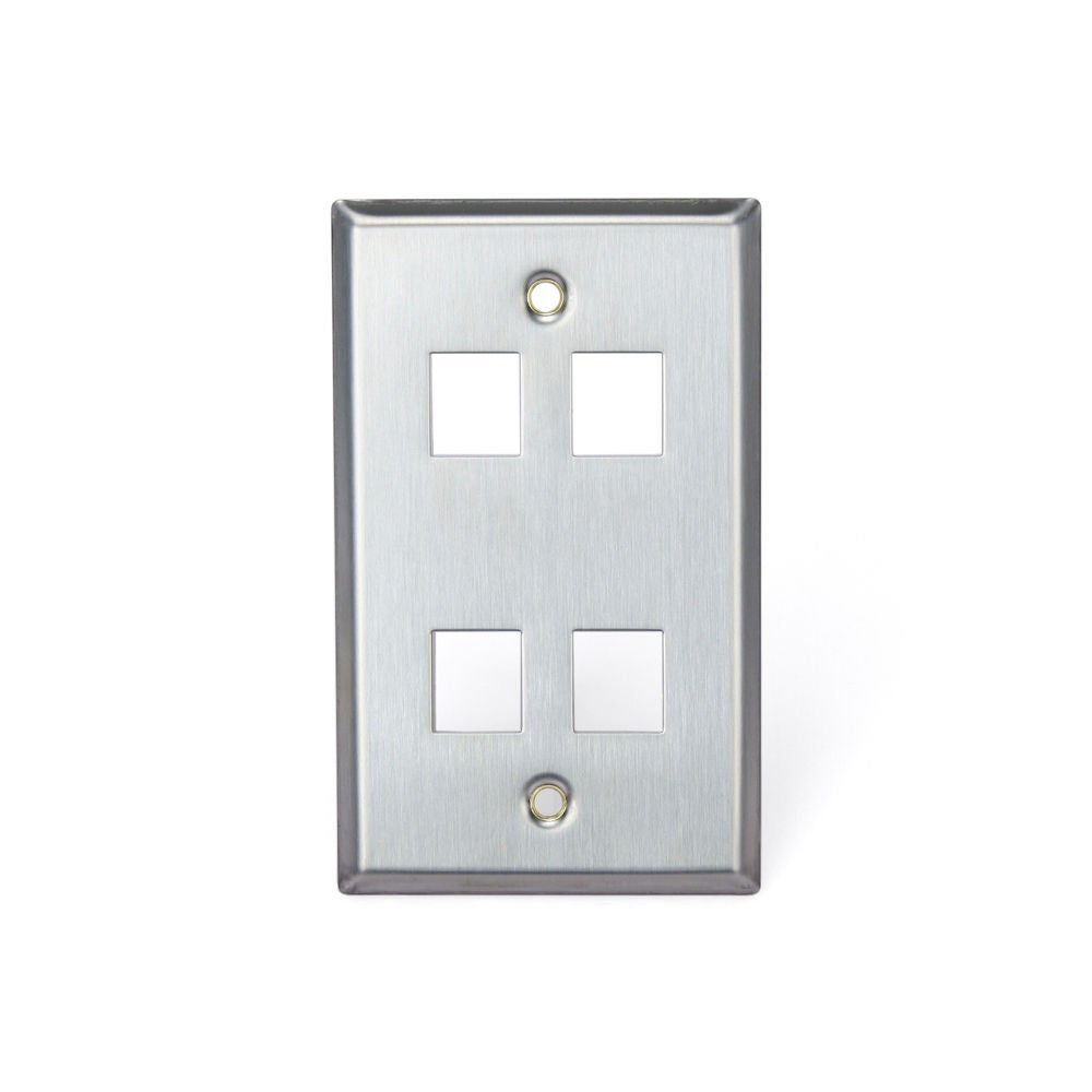 QUICKPORT Inoxydable Acier Wallplates